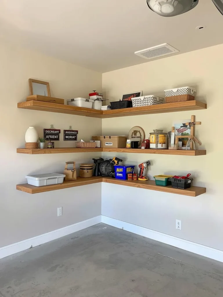 Corner Floating Shelves