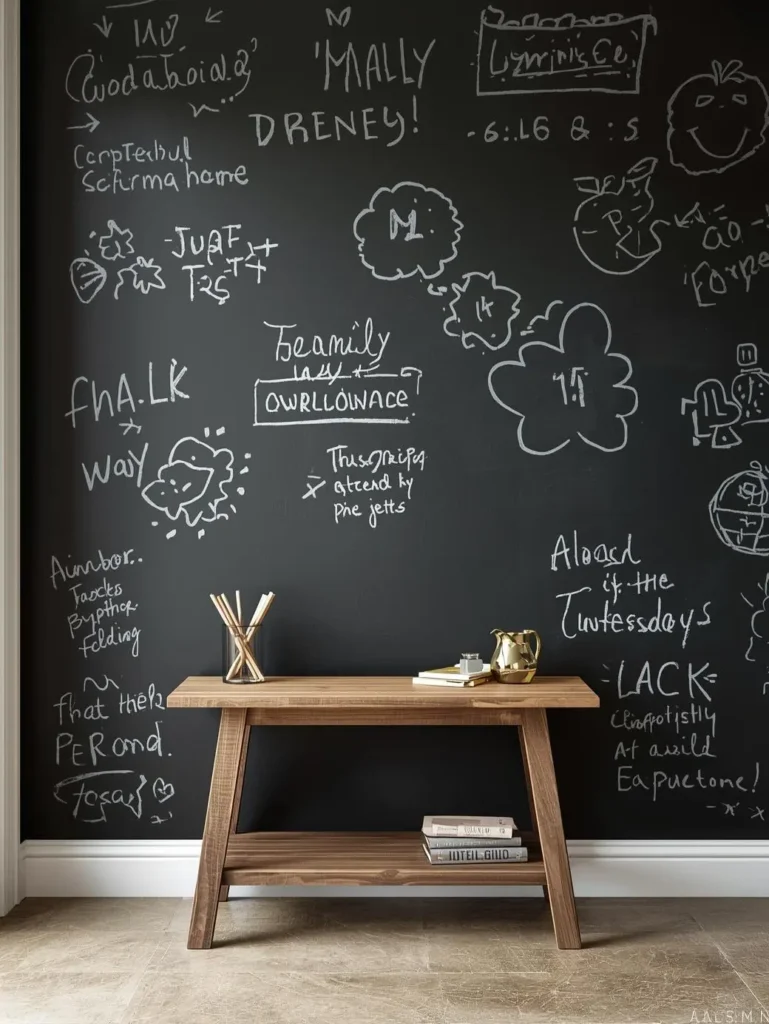 Entryway Chalkboard Wall