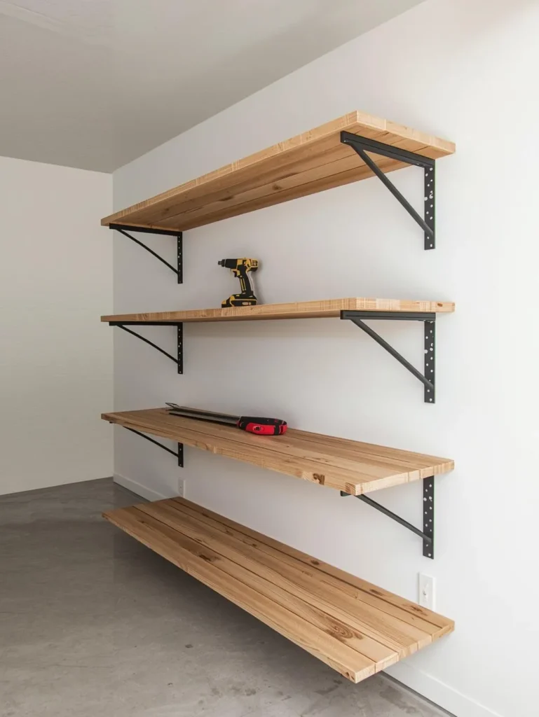 Fold-Down Shelves