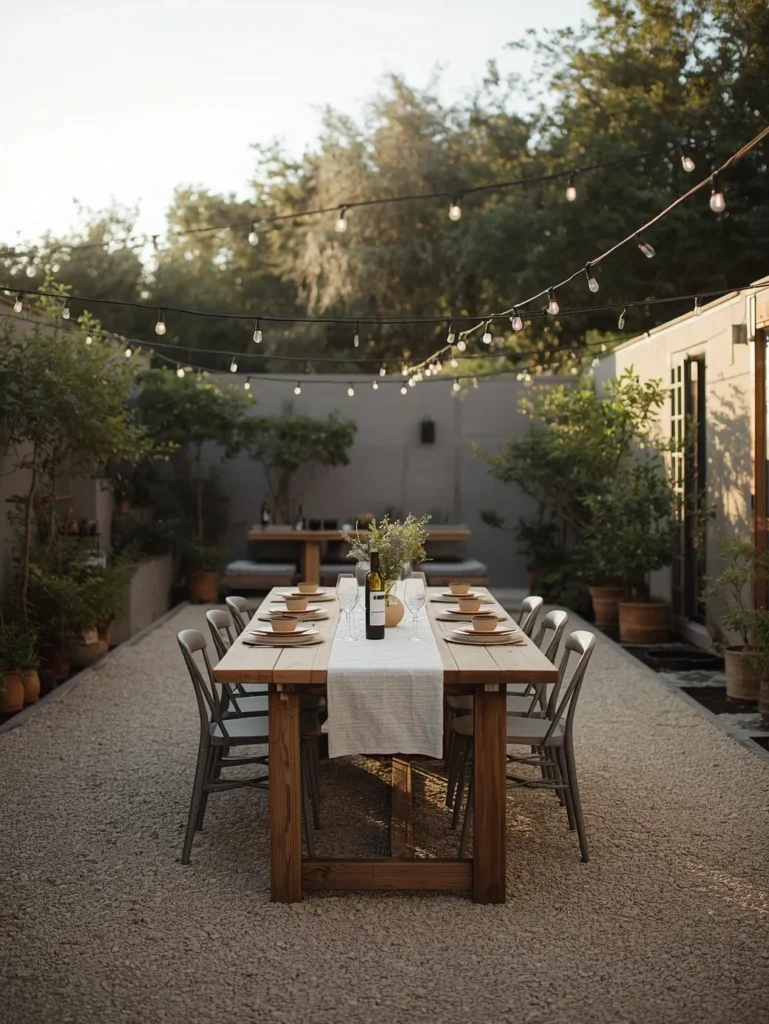 Gravel Dining Spot