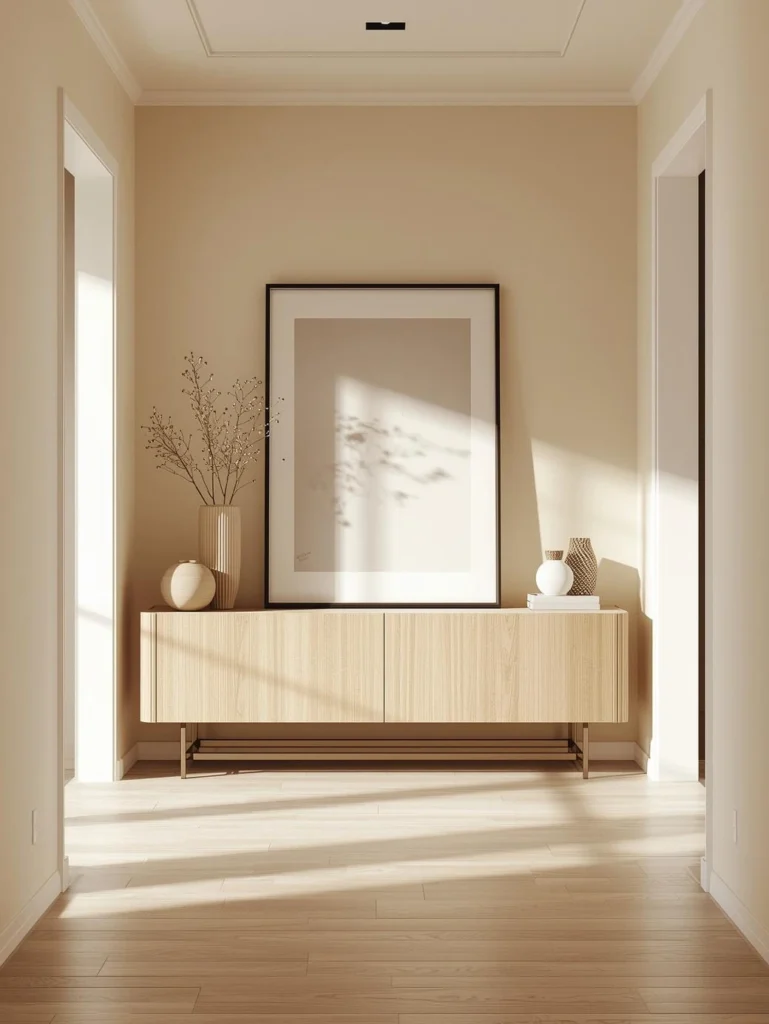 Leaned Artwork Display