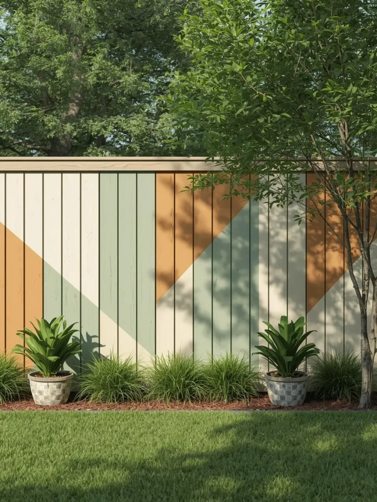 Painted Fence Accent