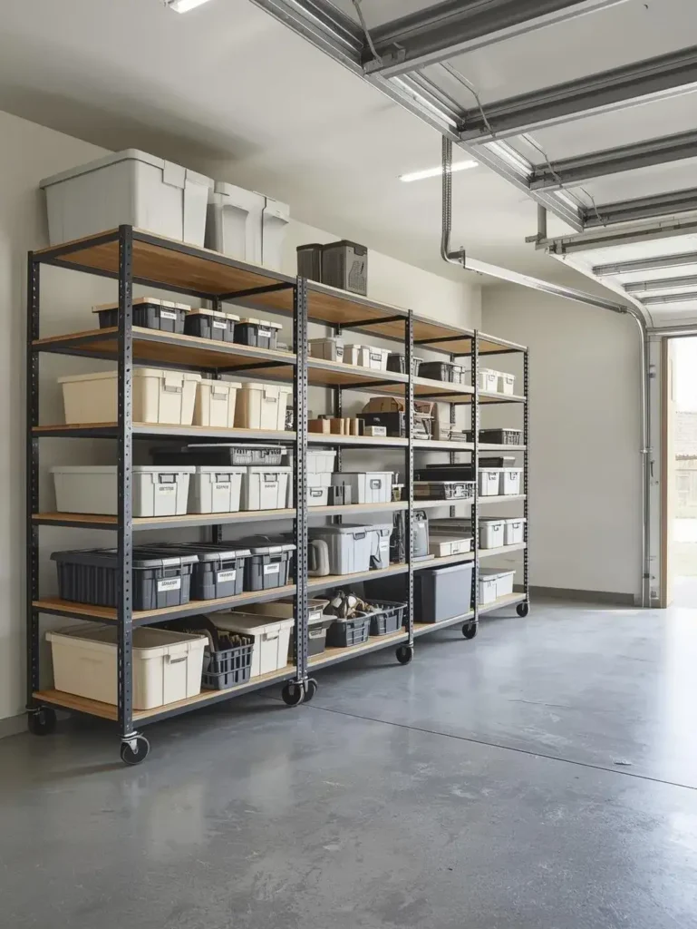 Rolling Storage Shelves 