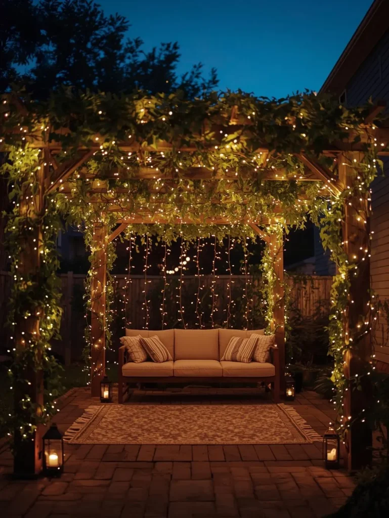 String Light Canopy