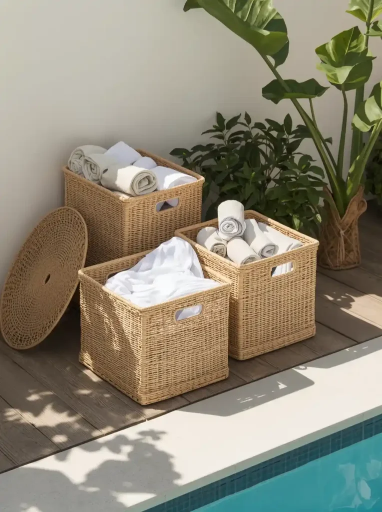 Woven Basket Stack 